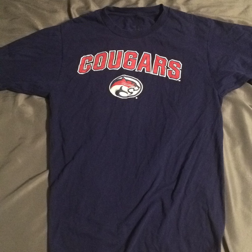 Navy blue University of Houston T-shirt size S